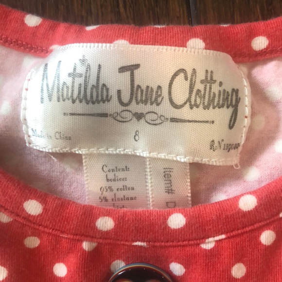 Matilda Jane Red Schoolhouse Dress Good Hart 2013 - Picture 4 of 8